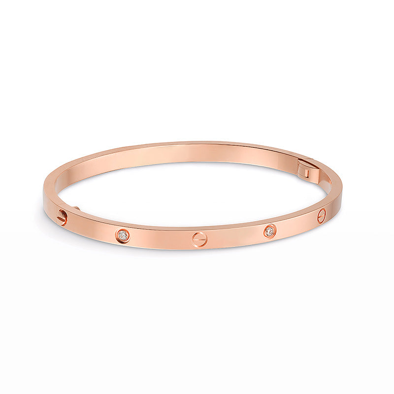 [Royal Jewelry]LOVE BRACELET 3.65MM 6 DIAMONDS
