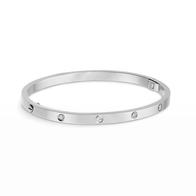 [Royal Jewelry]LOVE BRACELET 3.65MM 6 DIAMONDS