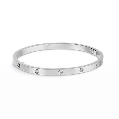 [Royal Jewelry]LOVE BRACELET 3.65MM 6 DIAMONDS