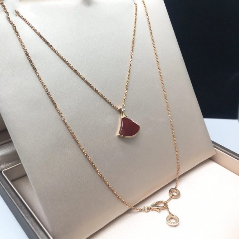 [Royal Jewelry]DREAM NECKLACE CARNELIAN 1 DIAMOND