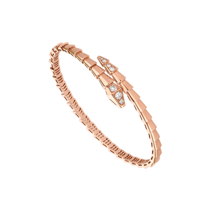 [Royal Jewelry]SERPENTI BRACELET DIAMONDS PINK GOLD