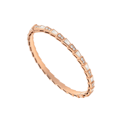 [Royal Jewelry]SERPENTI BRACELET PINK GOLD MOP DIAMOND