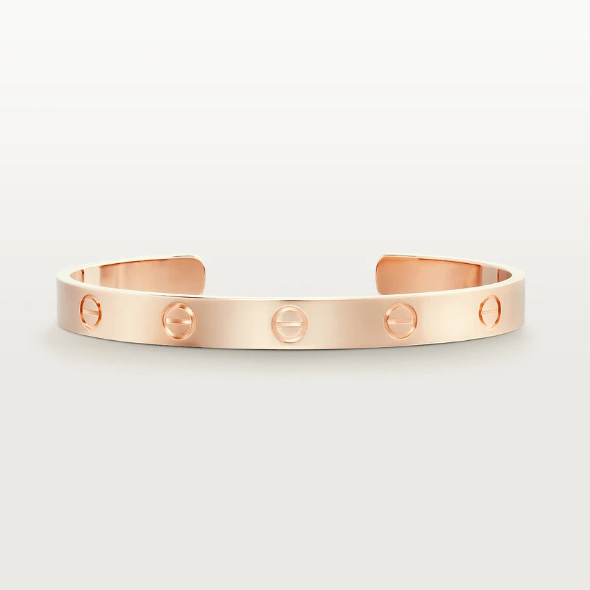 [Royal Jewelry]LOVE BRACELET 6.1MM OPEN CUFF