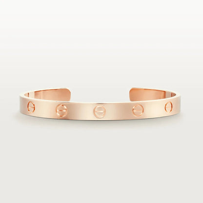 [Royal Jewelry]LOVE BRACELET 6.1MM OPEN CUFF