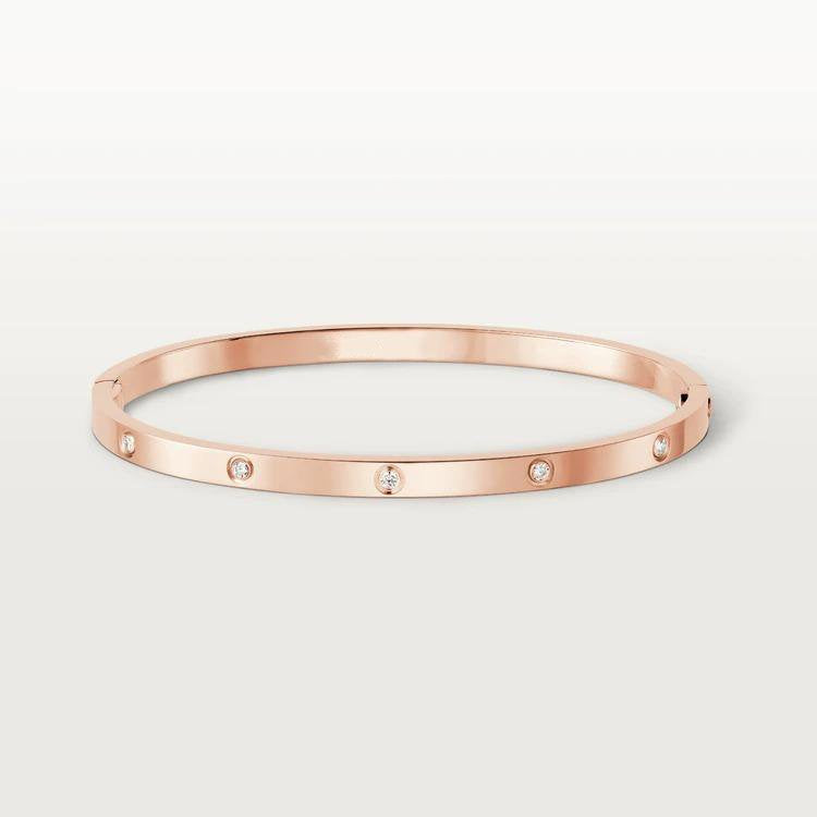 [Royal Jewelry]LOVE BRACELET 3.65MM 10 DIAMONDS