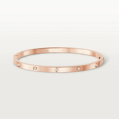 [Royal Jewelry]LOVE BRACELET 3.65MM 10 DIAMONDS