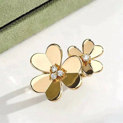 [Royal Jewelry]CLOVER COMOS GOLD DIAMOND RING