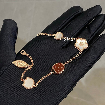 [Royal Jewelry]LUCKY SPRING 5 MOTIF BRACELET