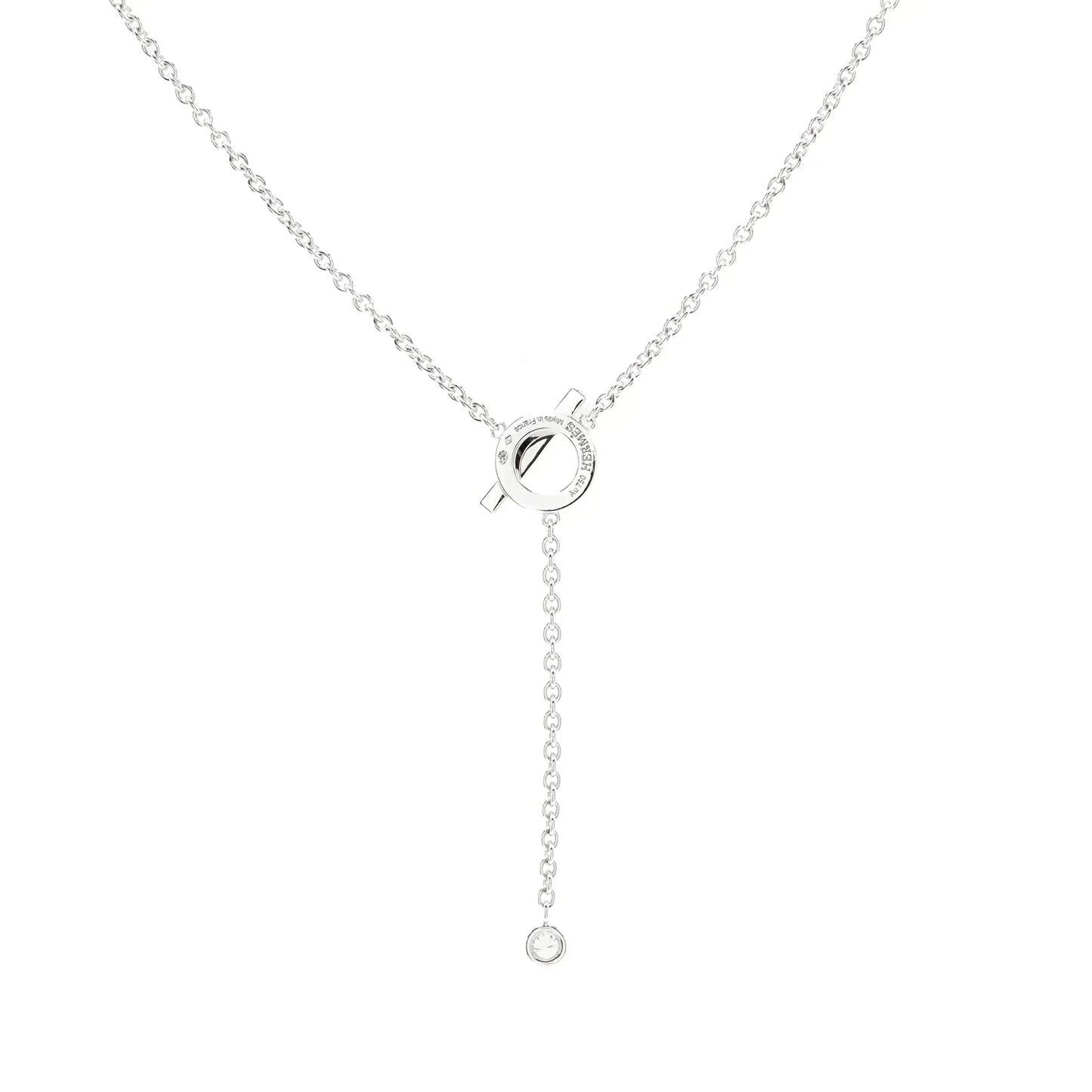 [Royal Jewelry]FINESSE SILVER DIAMOND NECKLACE