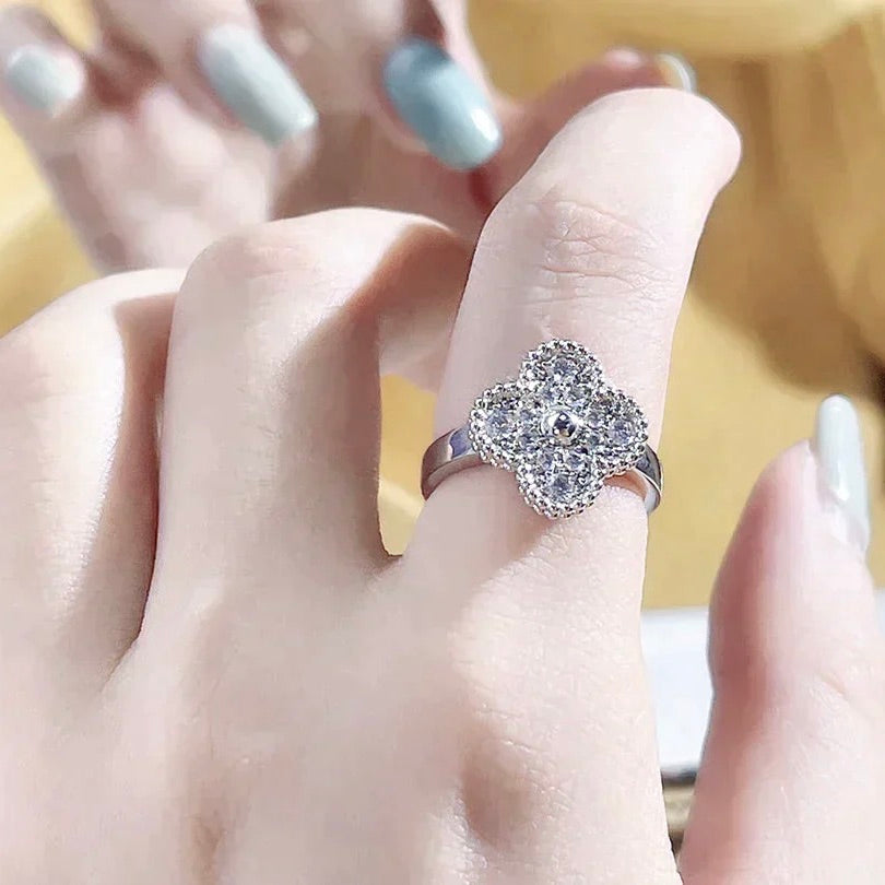 [Royal Jewelry]CLOVER DIAMOND RING