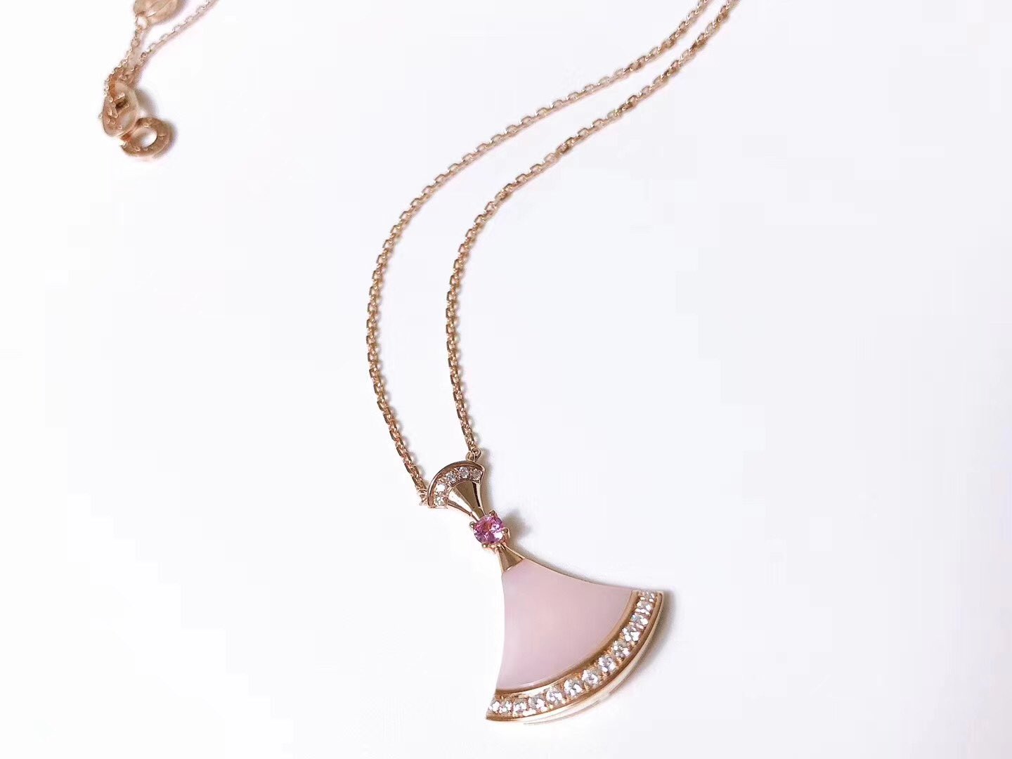 [Royal Jewelry]DREAM NECKLACE PINK MOP DIAMOND