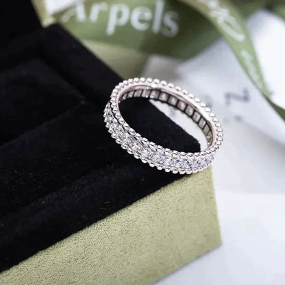 [Royal Jewelry]PERLEE DIAMOND SILVER RING