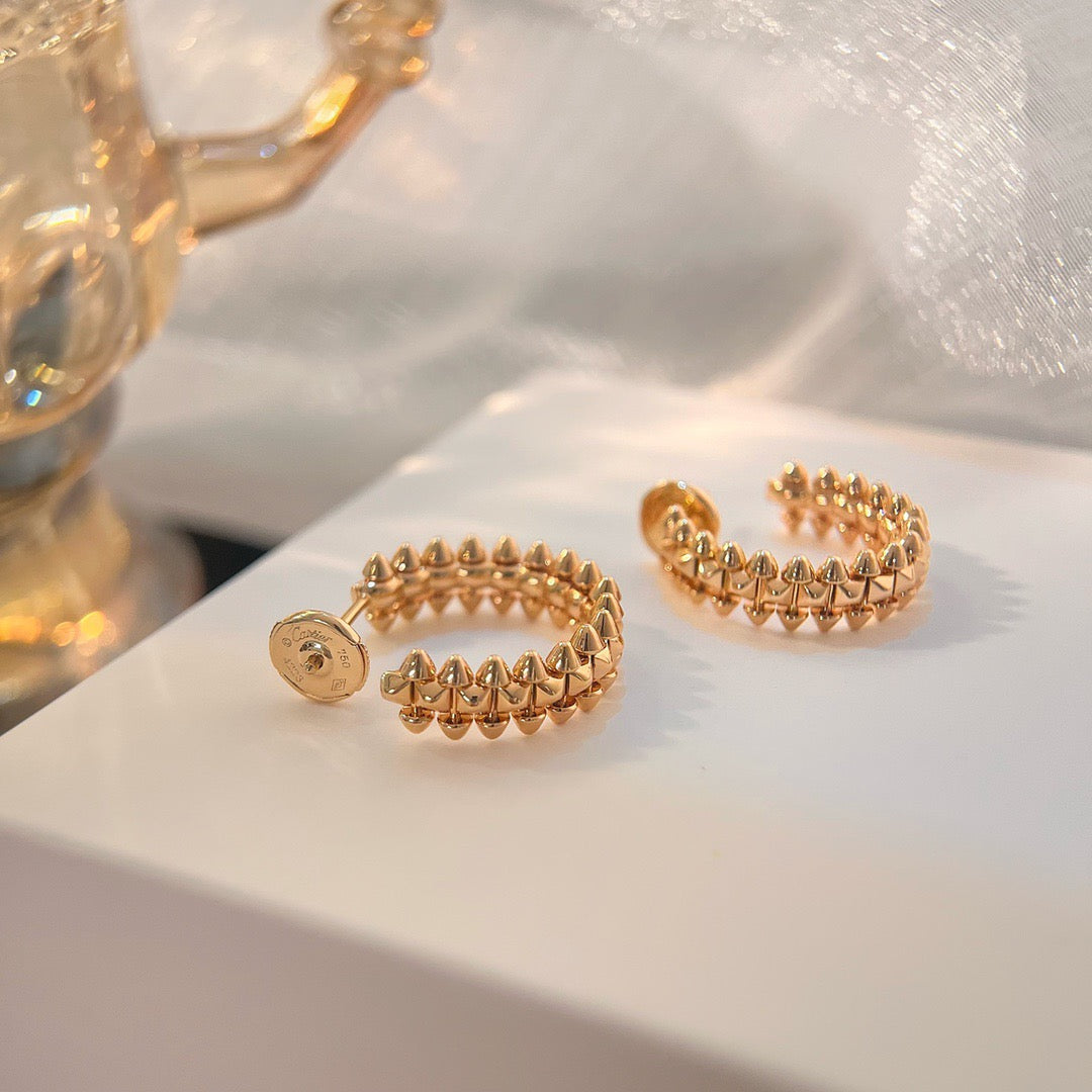 [Royal Jewelry]CLASH SMALL HOOP EARRINGS
