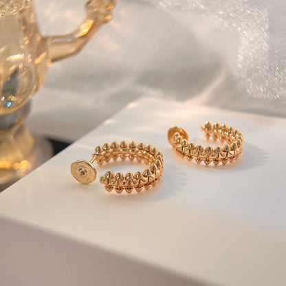 [Royal Jewelry]CLASH SMALL HOOP EARRINGS