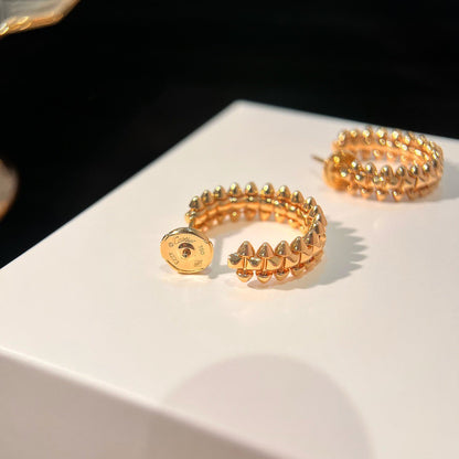 [Royal Jewelry]CLASH SMALL HOOP EARRINGS