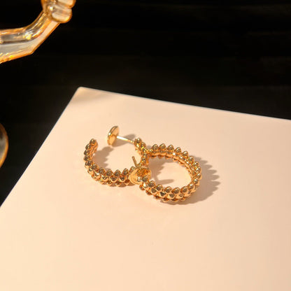 [Royal Jewelry]CLASH SMALL HOOP EARRINGS