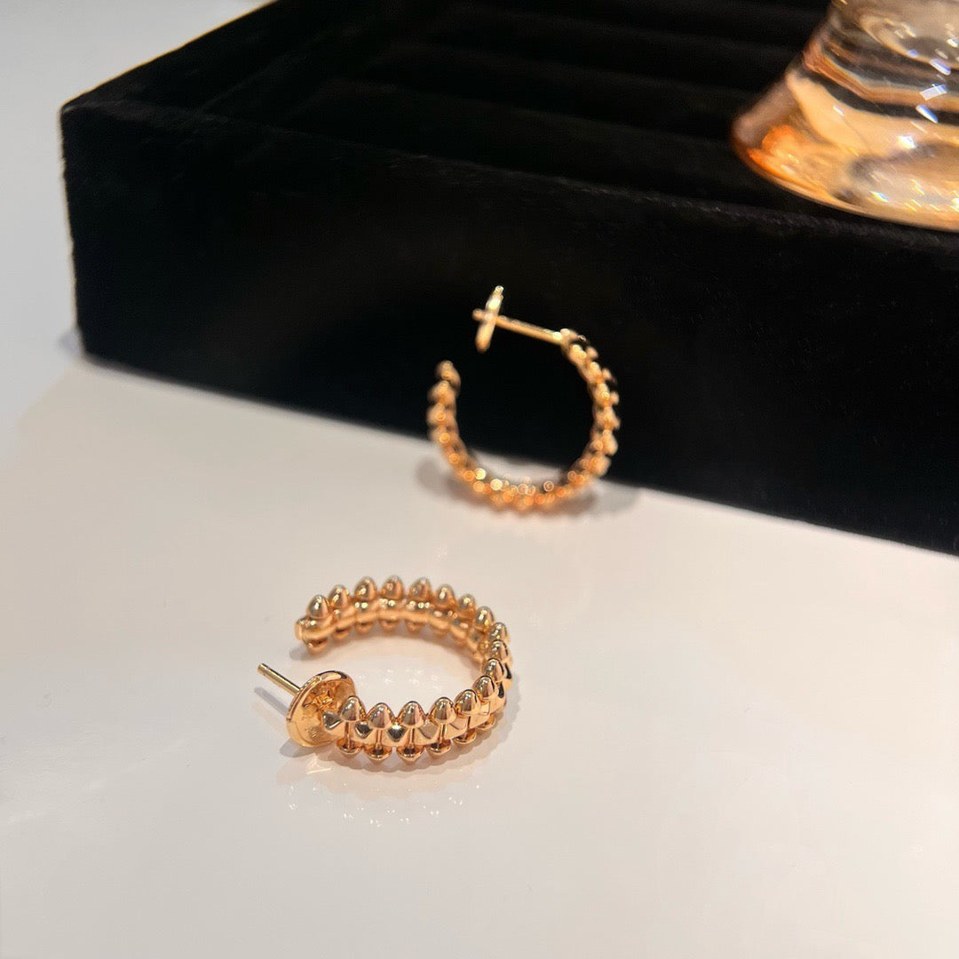 [Royal Jewelry]CLASH SMALL HOOP EARRINGS