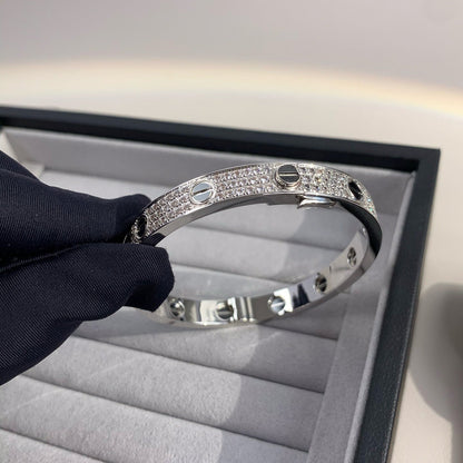 [Royal Jewelry]LOVE BRACELET 6.1MM DIAMOND-PAVED CERAMIC