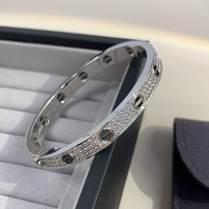 [Royal Jewelry]LOVE BRACELET 6.1MM DIAMOND-PAVED CERAMIC