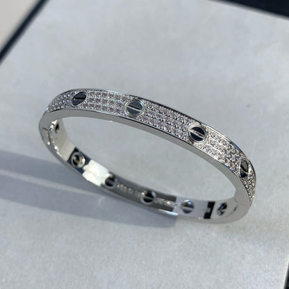 [Royal Jewelry]LOVE BRACELET 6.1MM DIAMOND-PAVED CERAMIC