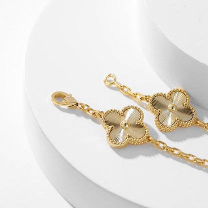 [Royal Jewelry]CLOVERS THE 10-MOTIFS LASER NECKLACE