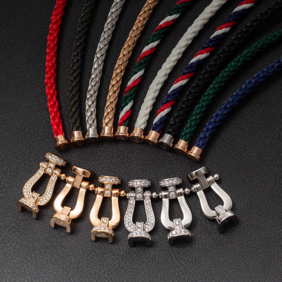 [Royal Jewelry]FORCE LARGE HORSESHOE NO DIAMOND BRACELET GOLD