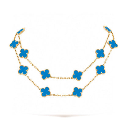 [Royal Jewelry]CLOVER 20 MOTIFS TURQUOISE GOLD