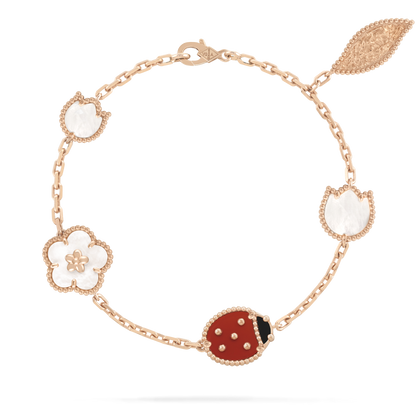 [Royal Jewelry]LUCKY SPRING 5 MOTIF BRACELET