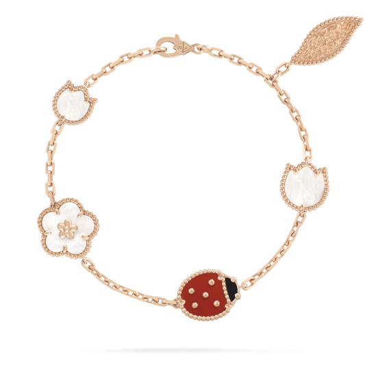 [Royal Jewelry]LUCKY SPRING 5 MOTIF BRACELET