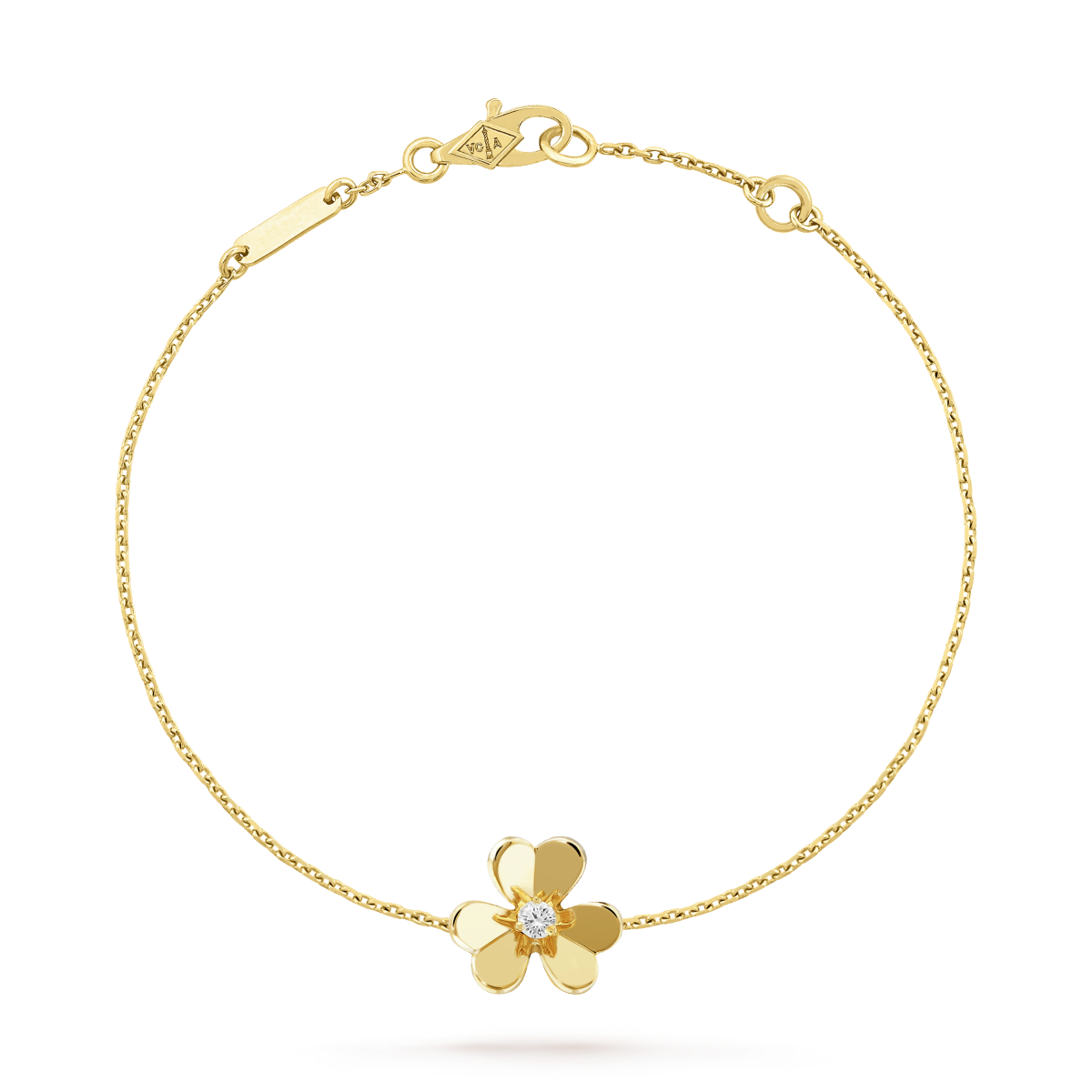 [Royal Jewelry]FRIVOLE GOLD FLOWER PINK MALACHITE BRACELET