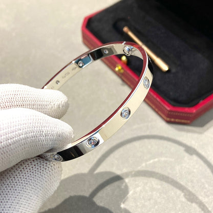 [Royal Jewelry]LOVE BRACELET 6.1MM 10 DIAMONDS