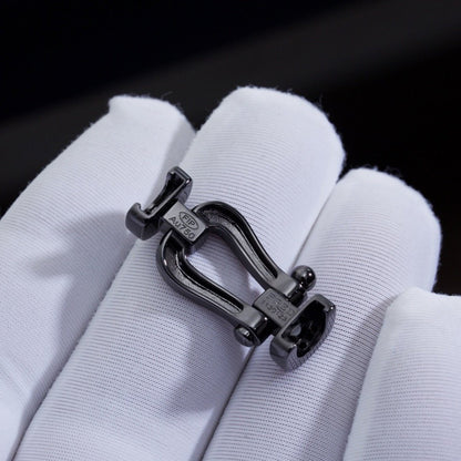 [Royal Jewelry]FORCE LARGE SERIES HORSESHOE BLACK SAMURAI BRACELET