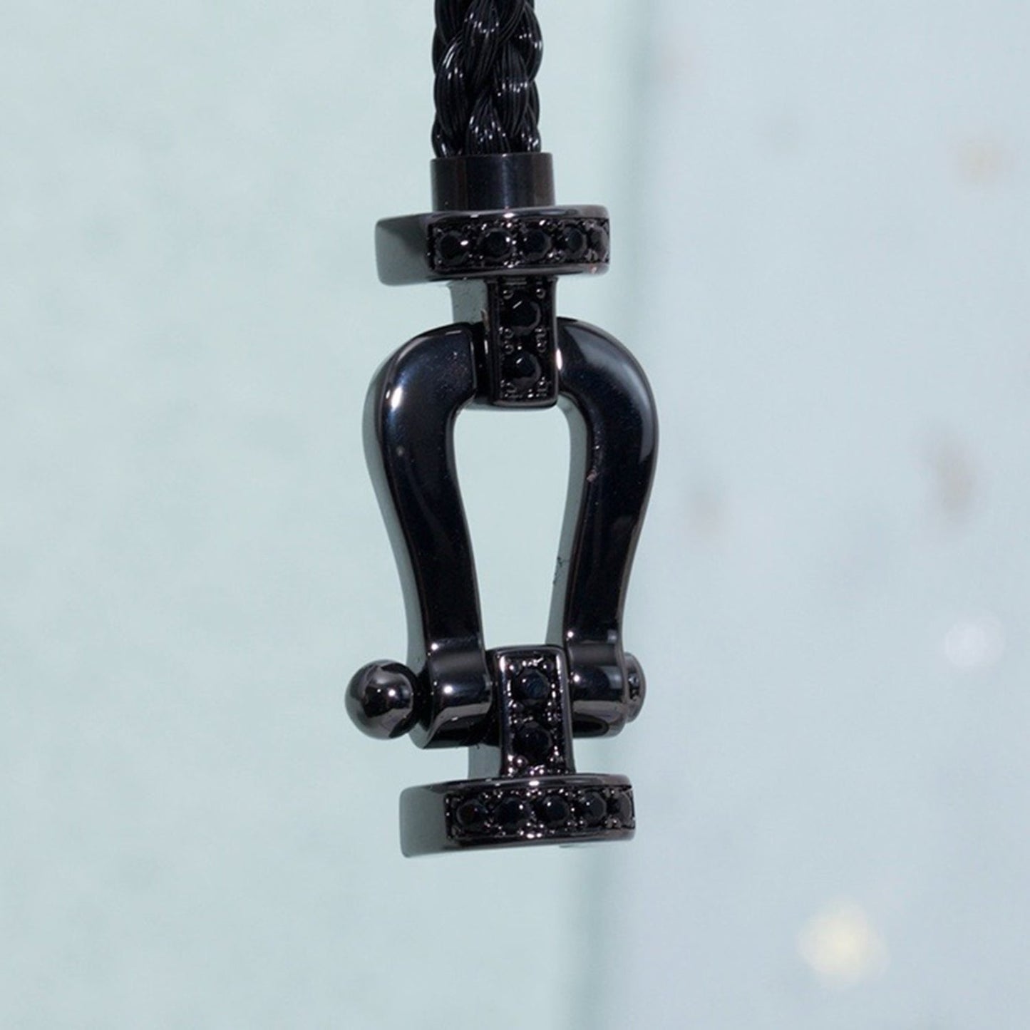 [Royal Jewelry]FORCE LARGE SERIES HORSESHOE BLACK SAMURAI BRACELET