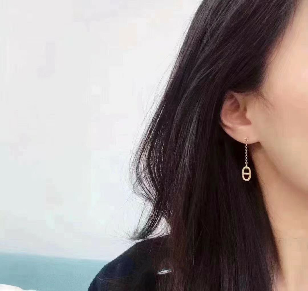 [Royal Jewelry]CHAINE TASSEL EARRINGS