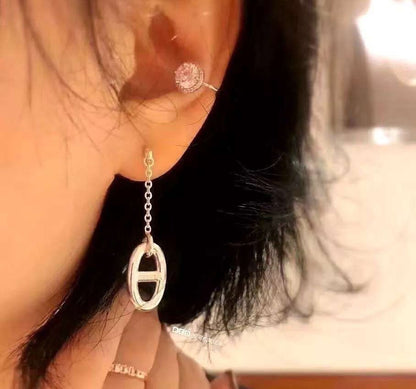 [Royal Jewelry]CHAINE TASSEL EARRINGS