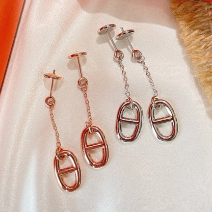[Royal Jewelry]CHAINE TASSEL EARRINGS
