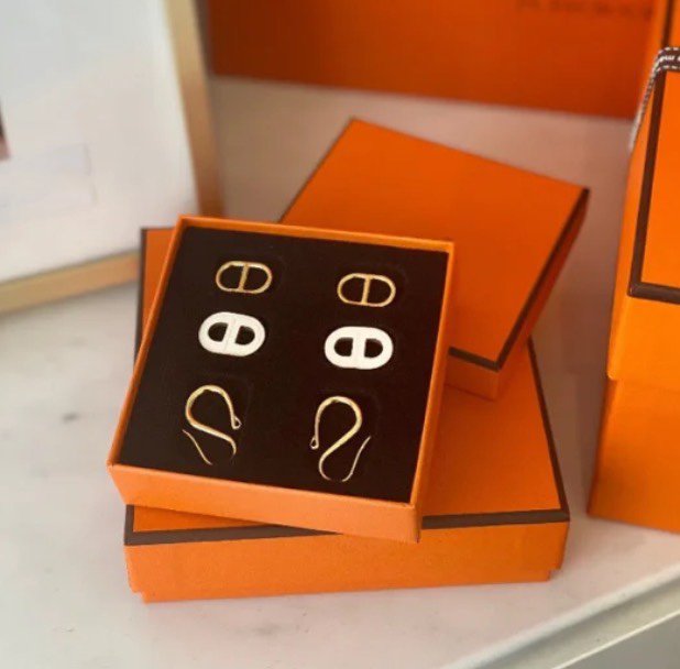 [Royal Jewelry]HM O'MAILLON GOLD EARRINGS