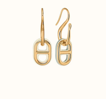 [Royal Jewelry]HM O'MAILLON GOLD EARRINGS