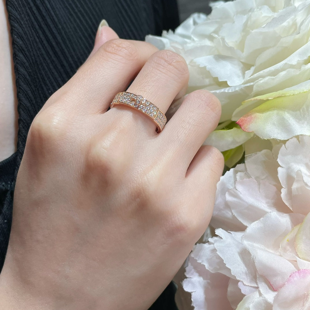 [Royal Jewelry]KELLY PINK GOLD DIAMOND RING