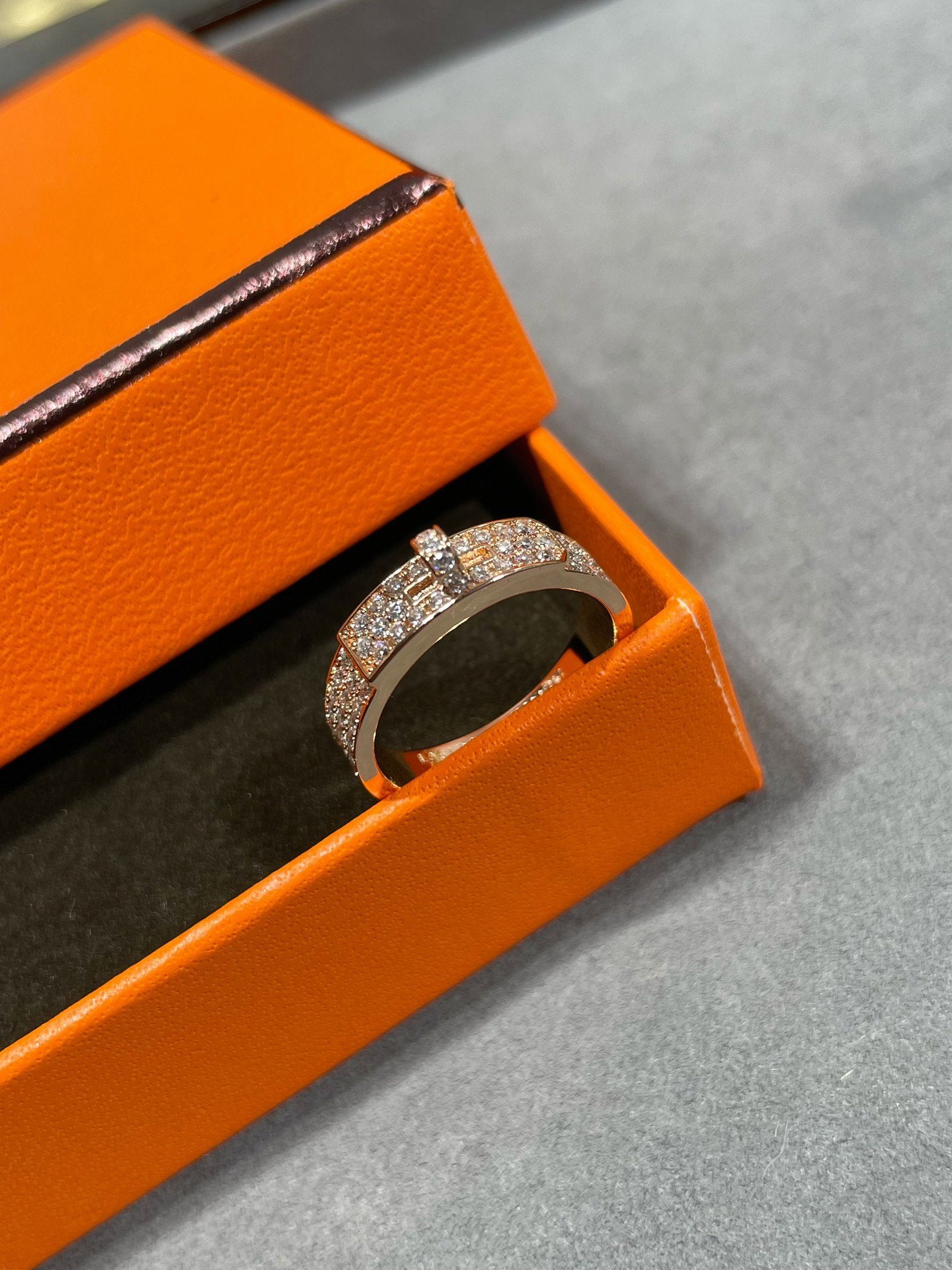 [Royal Jewelry]KELLY PINK GOLD DIAMOND RING