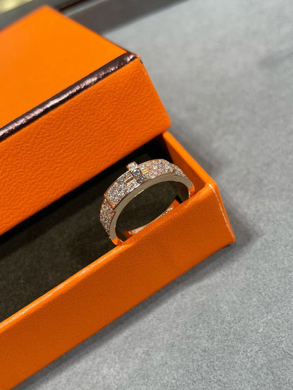 [Royal Jewelry]KELLY PINK GOLD DIAMOND RING