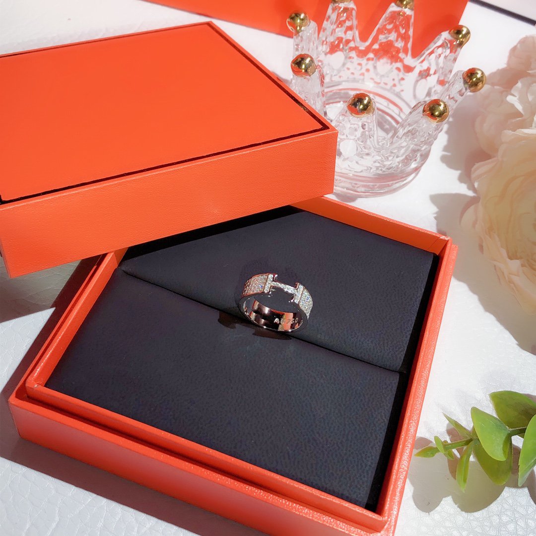 [Royal Jewelry]H RING FULL DIAMOND