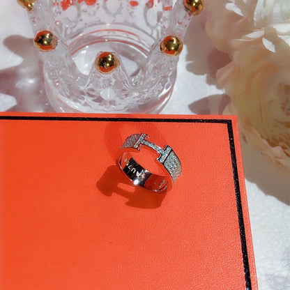 [Royal Jewelry]H RING FULL DIAMOND