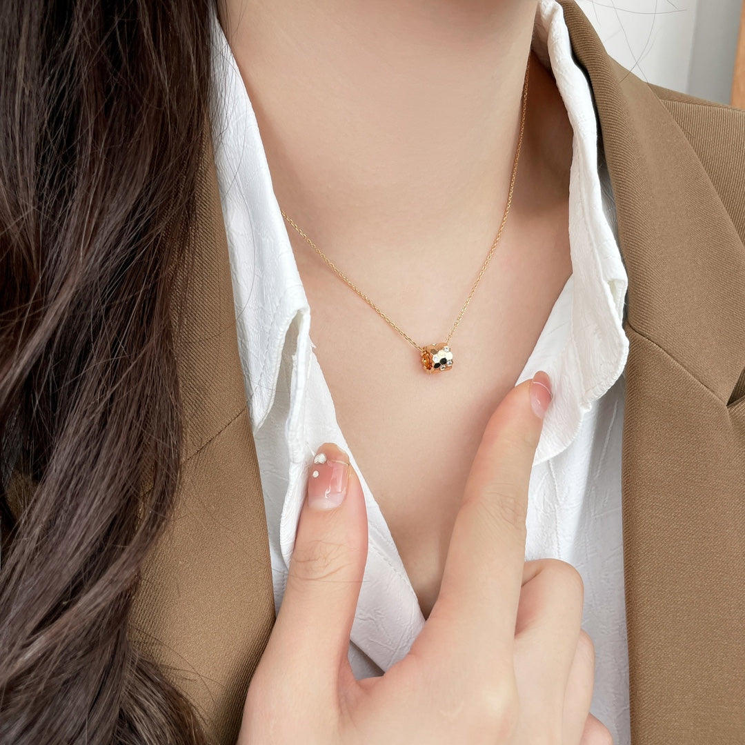 [Royal Jewelry]BEE MINI PEDANT DIAMOND NECKLACE