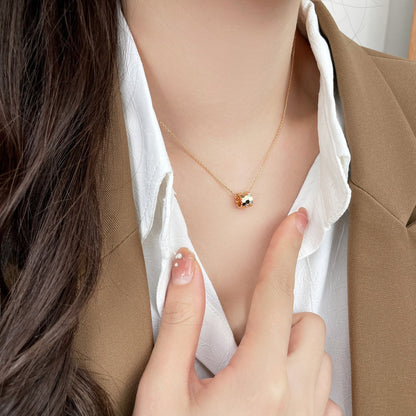 [Royal Jewelry]BEE MINI PEDANT DIAMOND NECKLACE