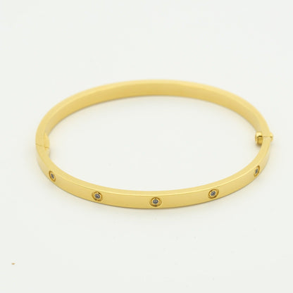 [Royal Jewelry]LOVE BRACELET 3.65MM 10 DIAMONDS