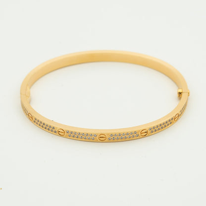[Royal Jewelry]LOVE BRACELET 3.65MM DIAMOND-PAVED