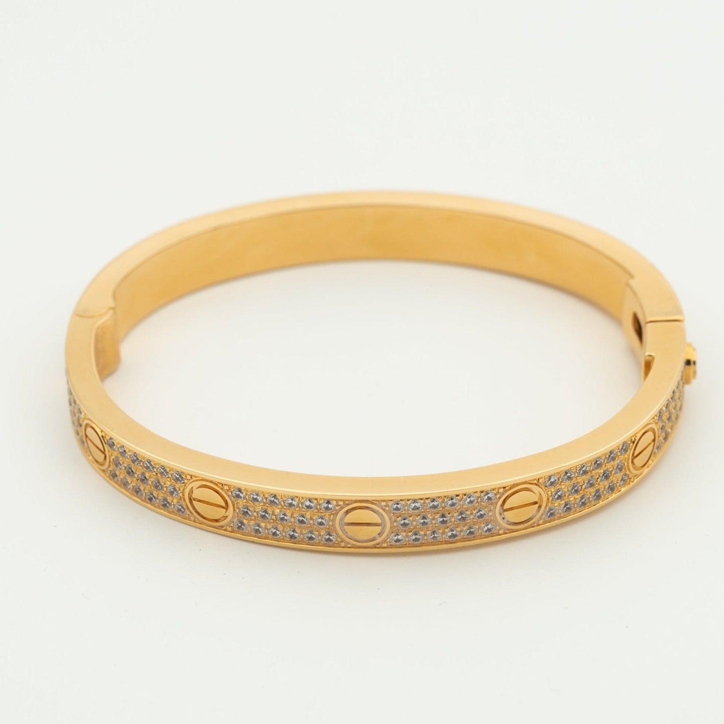 [Royal Jewelry]LOVE BRACELET 6.1MM DIAMOND-PAVED