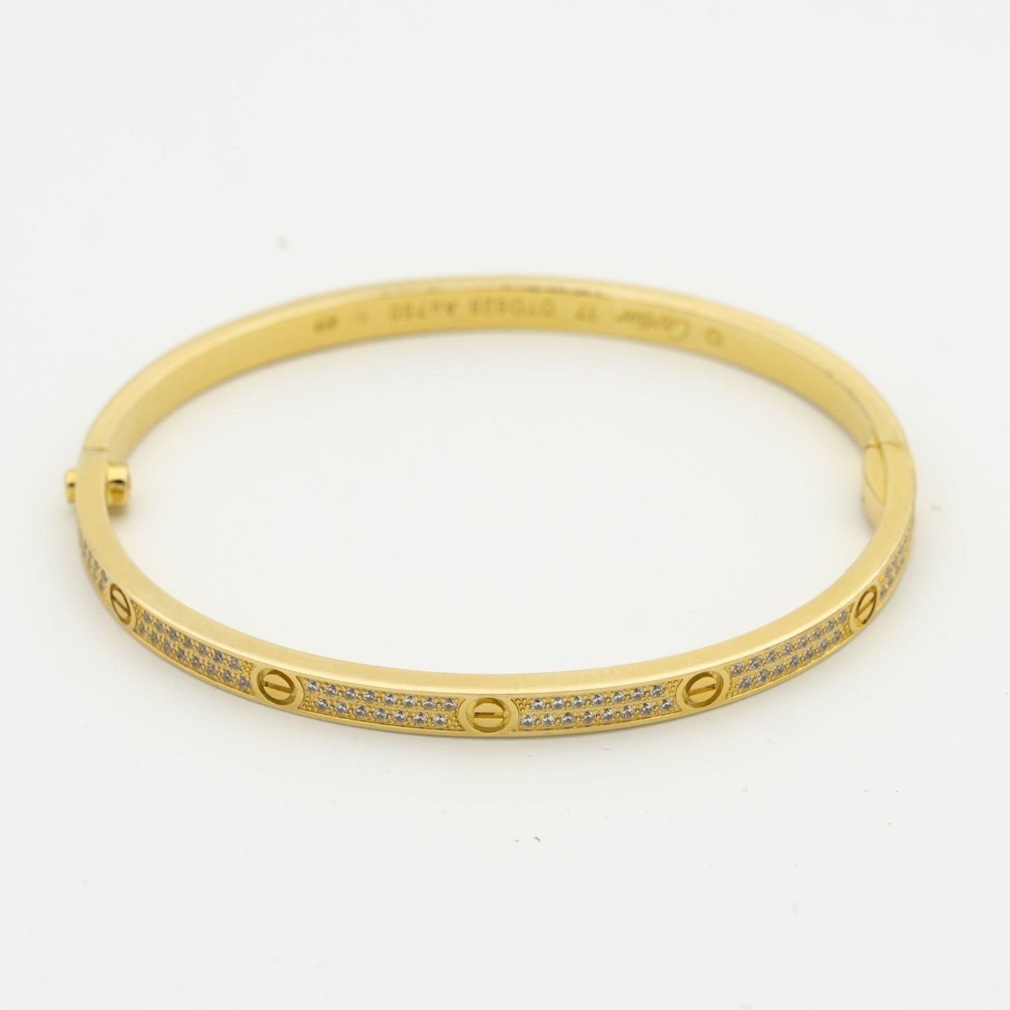 [Royal Jewelry]LOVE BRACELET 3.65MM DIAMOND-PAVED
