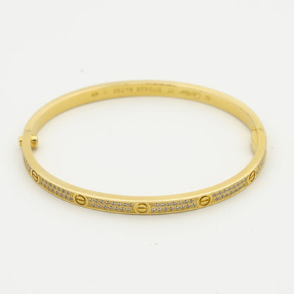 [Royal Jewelry]LOVE BRACELET 3.65MM DIAMOND-PAVED